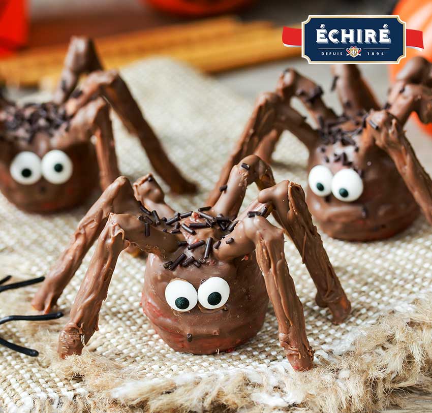 Recette araignée chocolat façon Échiré pour Halloween !