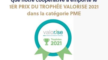 Trophée Valorise 2021, une récompense pour nos producteurs !